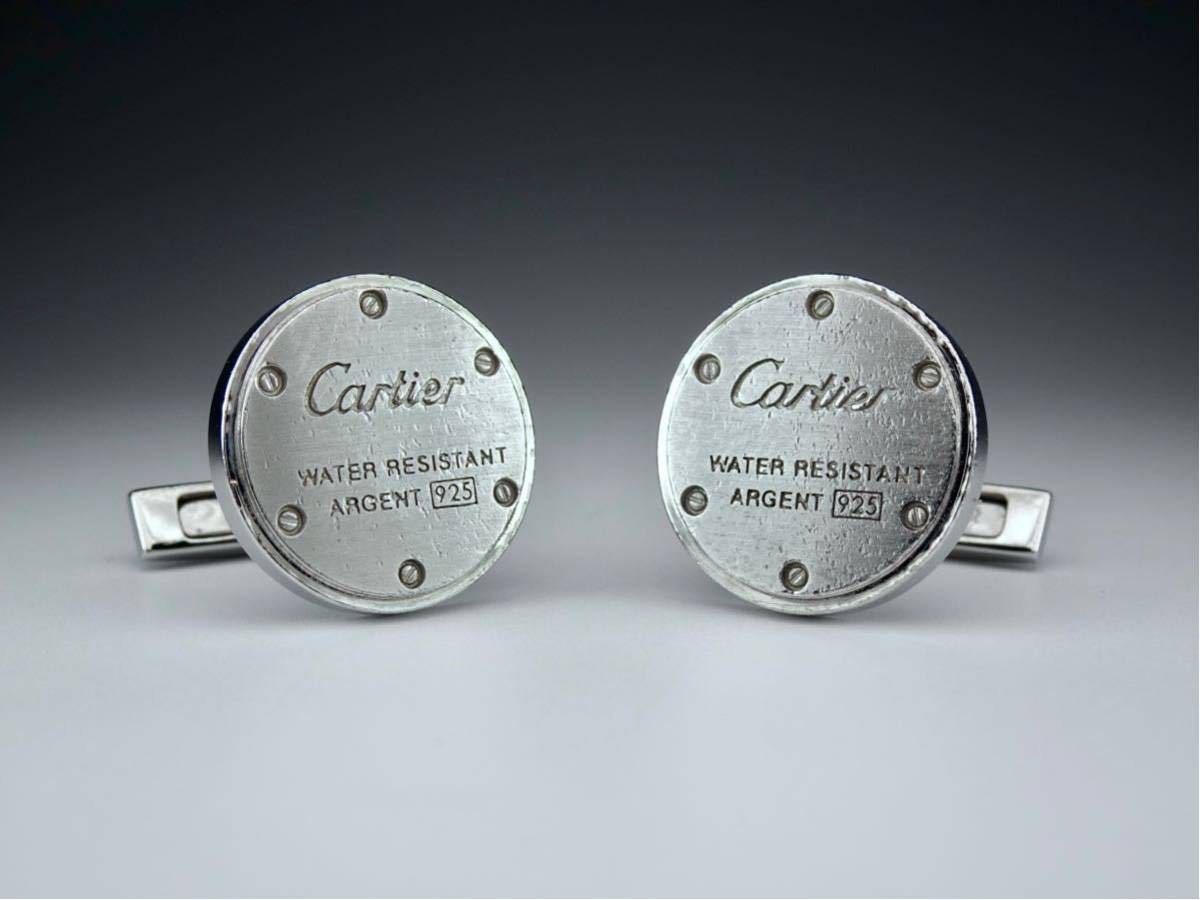  Cartier Ag925 FRANCE Classic запонки кафф links 