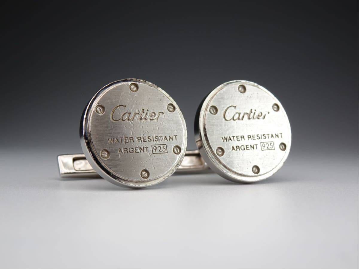  Cartier Ag925 FRANCE Classic запонки кафф links 