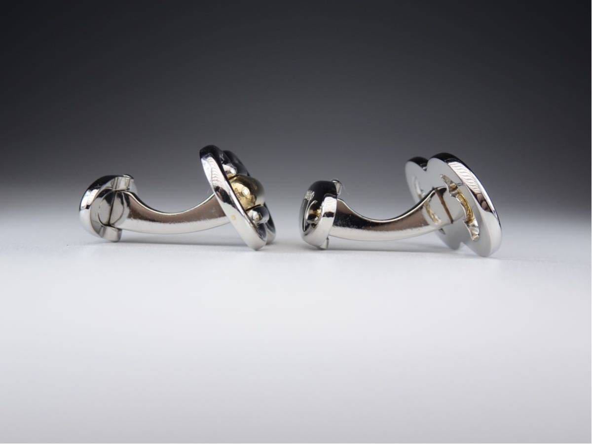 DUNHILL 007/ワールドイズノットイナフ ジェームズボンド着用モデル 750 18K カフス カフリンクス ダンヒル 箱付き DUNHILL 007/ワールドイズノットイナフ ジェームズボンド着用モデル 750 18K カフス カフリンクス ダンヒル 箱付き