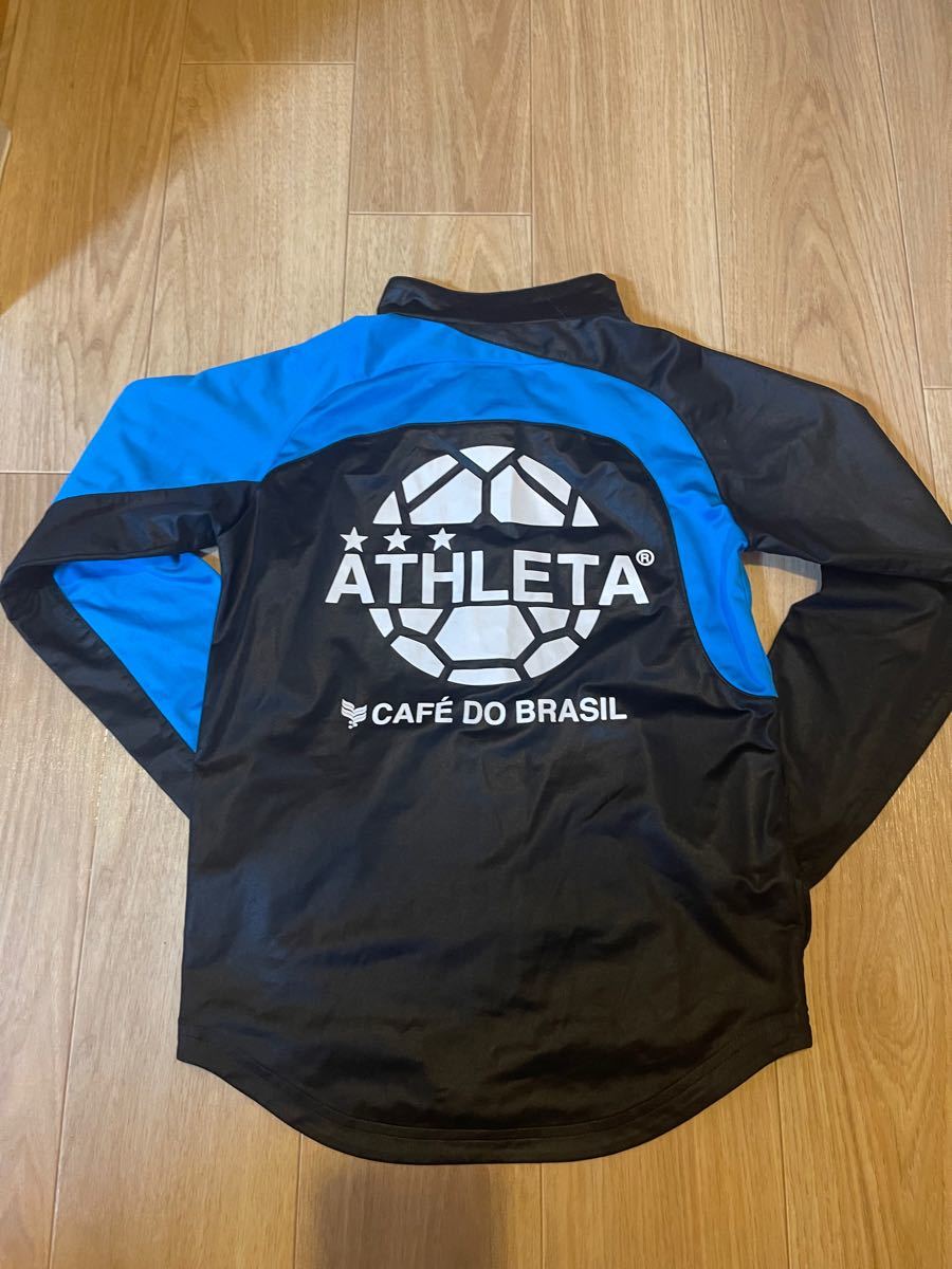 ATHLETA アスレタ ジャージ 上下 セット セットアップ パンツ パーカー サッカー フットサル キッズ ジュニア|PayPayフリマ ATHLETA ビッグロゴ キッズ150cm 前チャックジャージ ポケット2つ