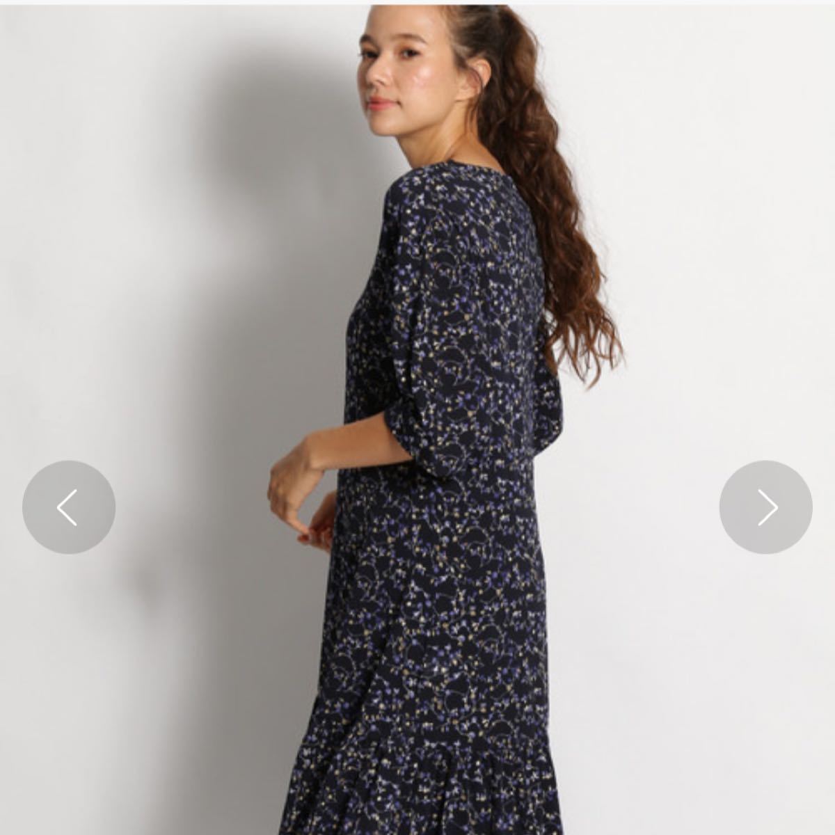Paypayフリマ Niko And カットジョーゼットワンピース ネイビー 花柄 Mサイズ Paypayフリマ Niko And カットジョーゼットワンピース ネイビー 花柄 Mサイズ