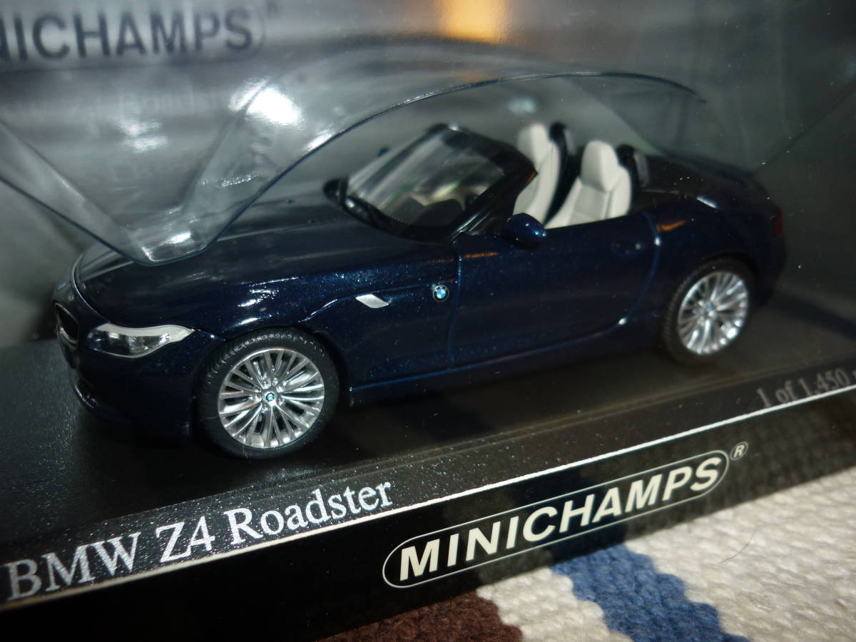 PMA 1/43 BMW Z4 Roadster (E89) 2008 голубой металлик 