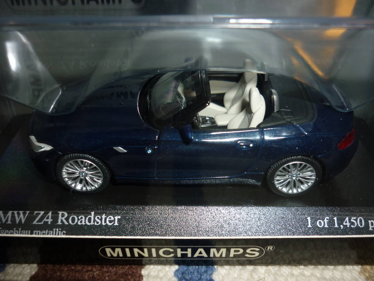 PMA 1/43 BMW Z4 Roadster (E89) 2008 голубой металлик 