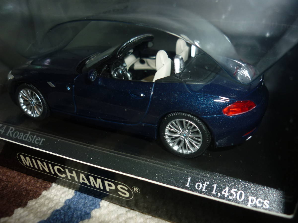 PMA 1/43 BMW Z4 Roadster (E89) 2008 голубой металлик 