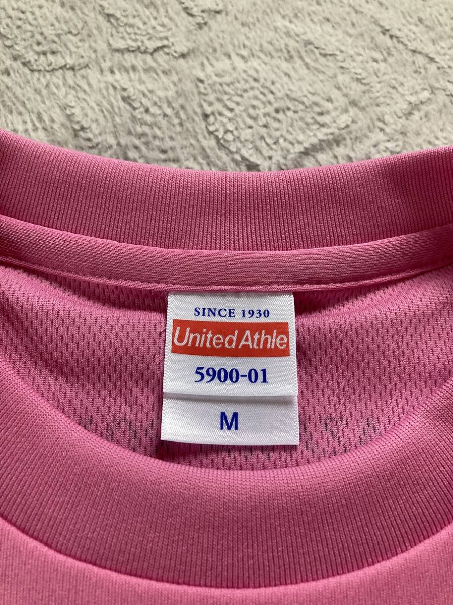 未使用 非売品【第32回 金沢ロードレース】記念Tシャツ Mサイズ ピンク 着丈64 × 身幅50 × 肩幅46.5 × 袖丈20.5_画像2
