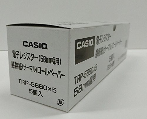 新品 TVカシオ レジ用ロールペーパーHB-X35個入 TRP-5880X5_画像2