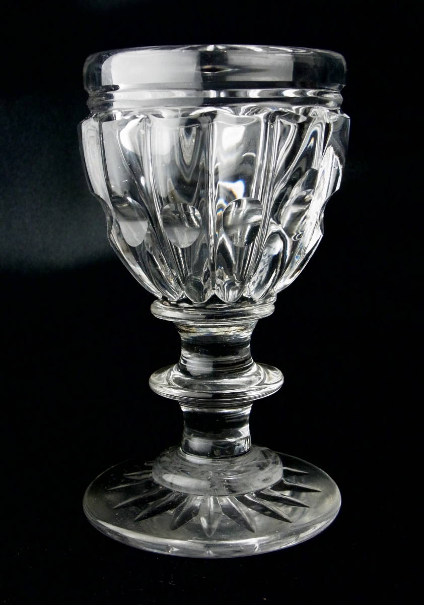 稀少 OLD BACCARAT 19世紀 オールドバカラ 図録掲載品 重厚グラス gondole フランスアンティーク 貴腐ワイン 日本酒 カタログ掲載