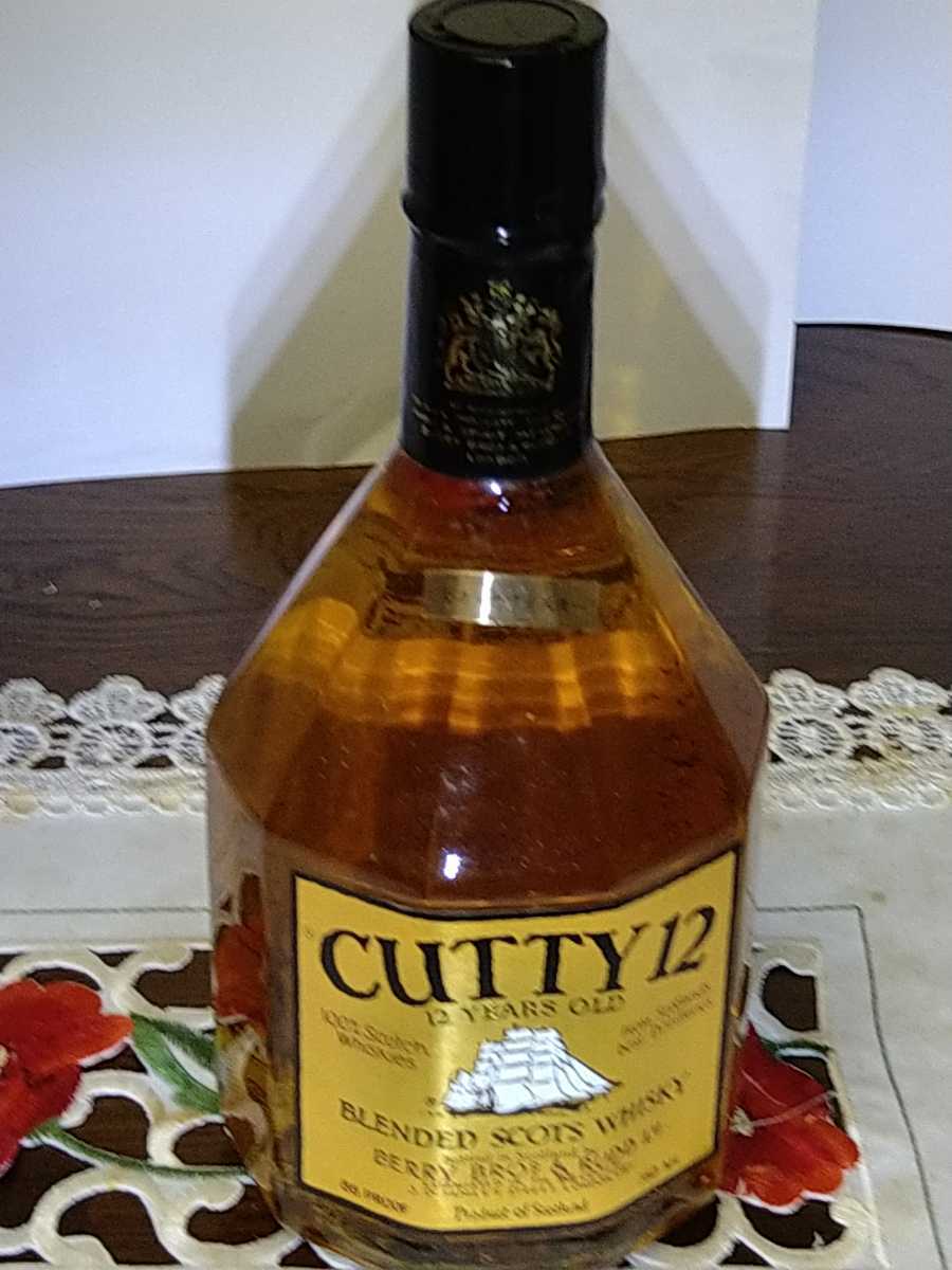 CUTTY12ブレンデッドスコッチウイスキー古酒750ml43度新品未開栓　送料無料