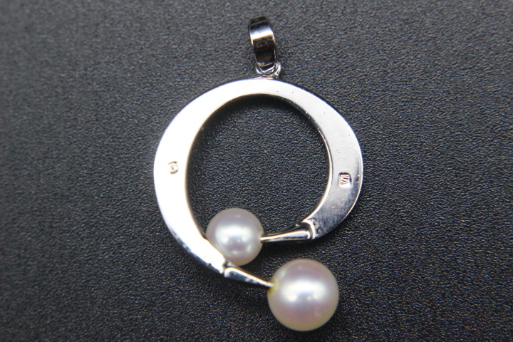 MIKIMOTO / pearl / pendant head / Mikimoto / pearl / pendant top / Vintage / Vintage / case attaching 