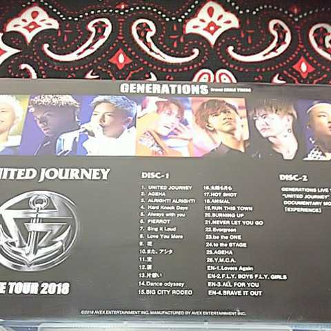 GENERATIONS/UNITED JOURNEY LIVE TOUR 2018_画像2