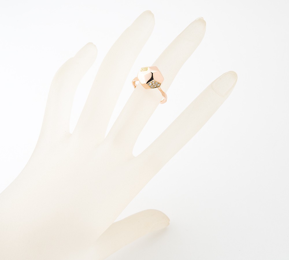 mimi so(ミミ・ソー) ダイヤモンド 18金ピンクゴールド 13号 リング・指輪【中古】の画像4