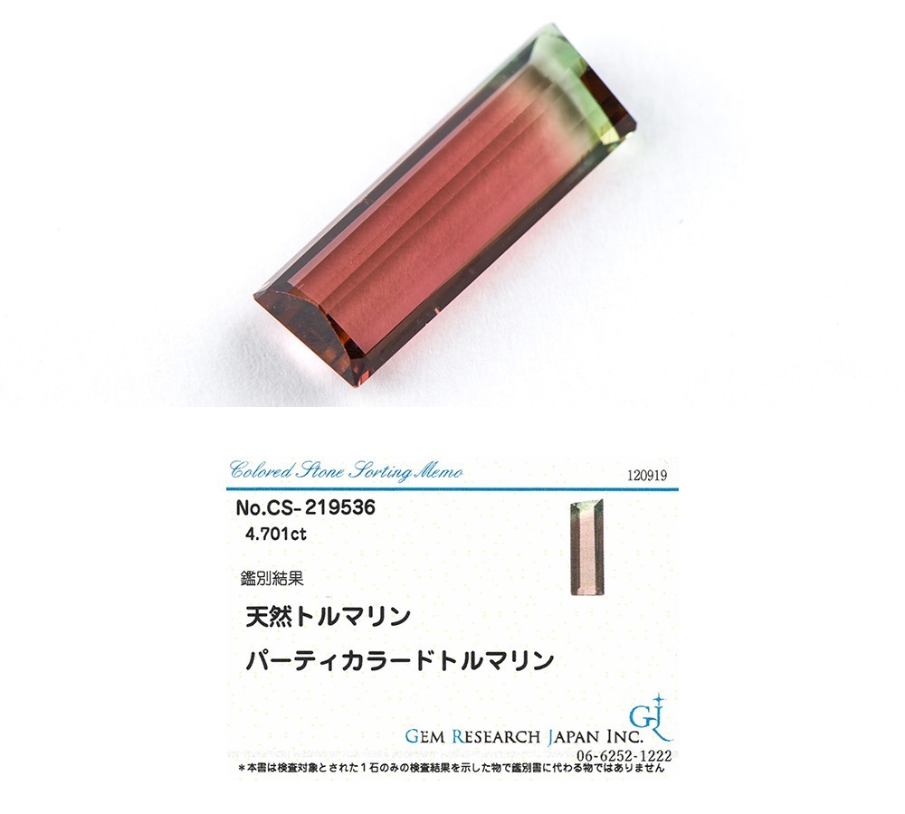2024年おすすめのアイテム満載 12364円 パーティカラードトルマリン4.701ct トルマリン - ルース トルマリン