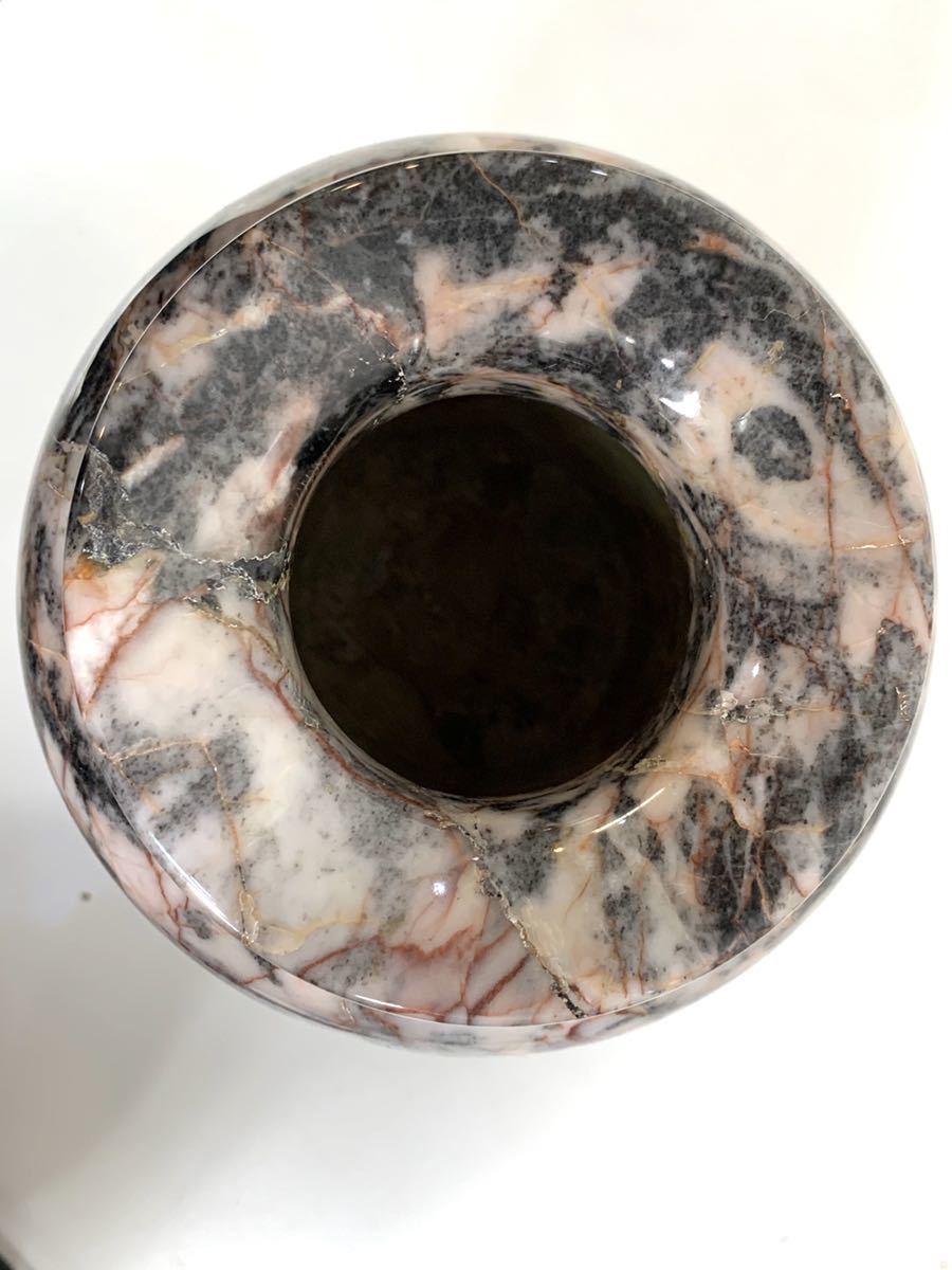 極美品△大理石 花瓶 花器 花入 美濃赤坂 金生山 更紗石 貝沼大理石 極美品△大理石 花瓶 花器 花入 美濃赤坂 金生山 更紗石 貝沼大理石
