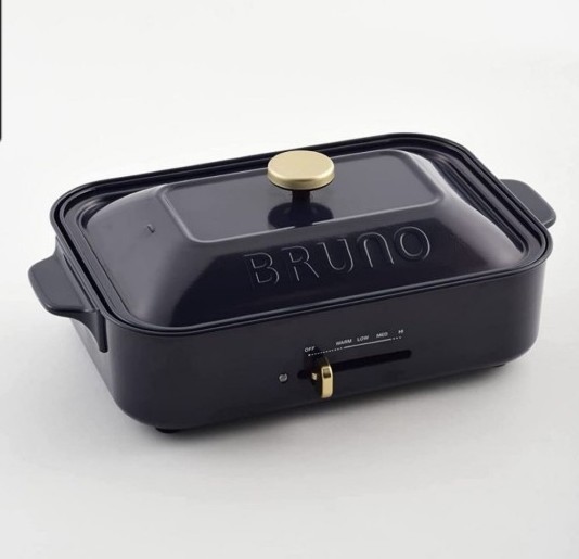 BRUNO コンパクトホットプレート ブルーノ　ネイビー