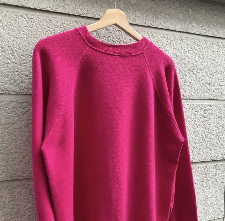 80s 90s JAMAICA製 Hanes スウェットトレーナー ヘインズ 旧タグ オールド ラグラン 花プリント 蝶々 鳥 vintage ヴィンテージ Lサイズ