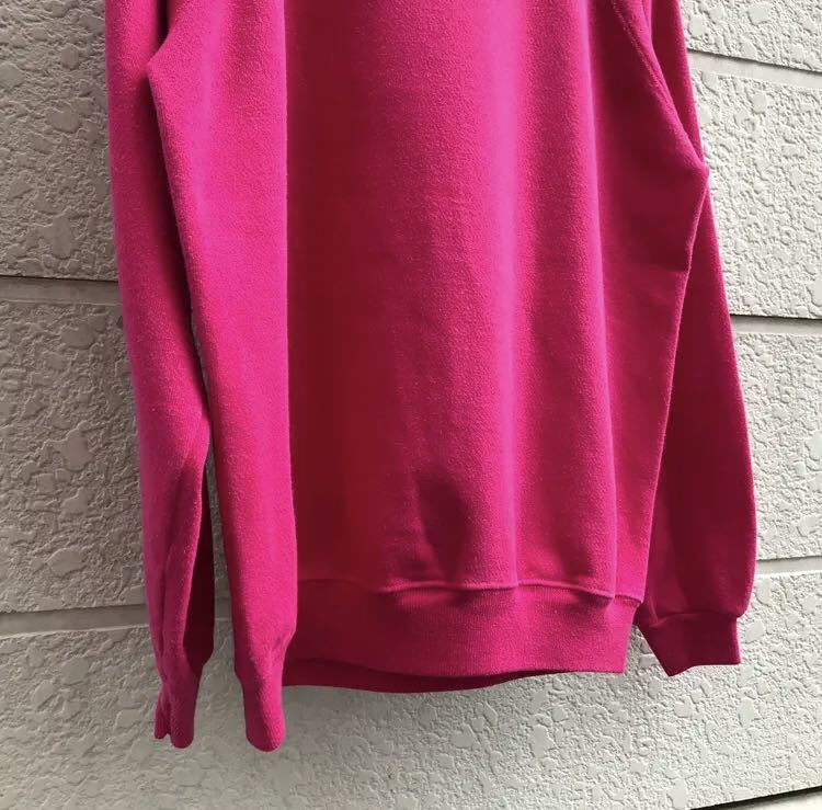 80s 90s JAMAICA製 Hanes スウェットトレーナー ヘインズ 旧タグ オールド ラグラン 花プリント 蝶々 鳥 vintage ヴィンテージ Lサイズ