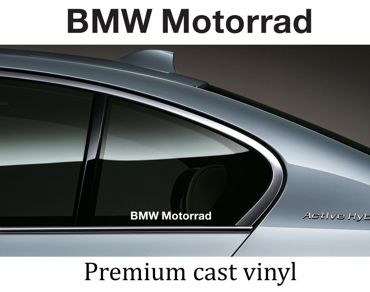 送料無料 BMW Motorrad window side body decal sticker ステッカー シール デカール 4枚セット 20cm シルバー_画像2