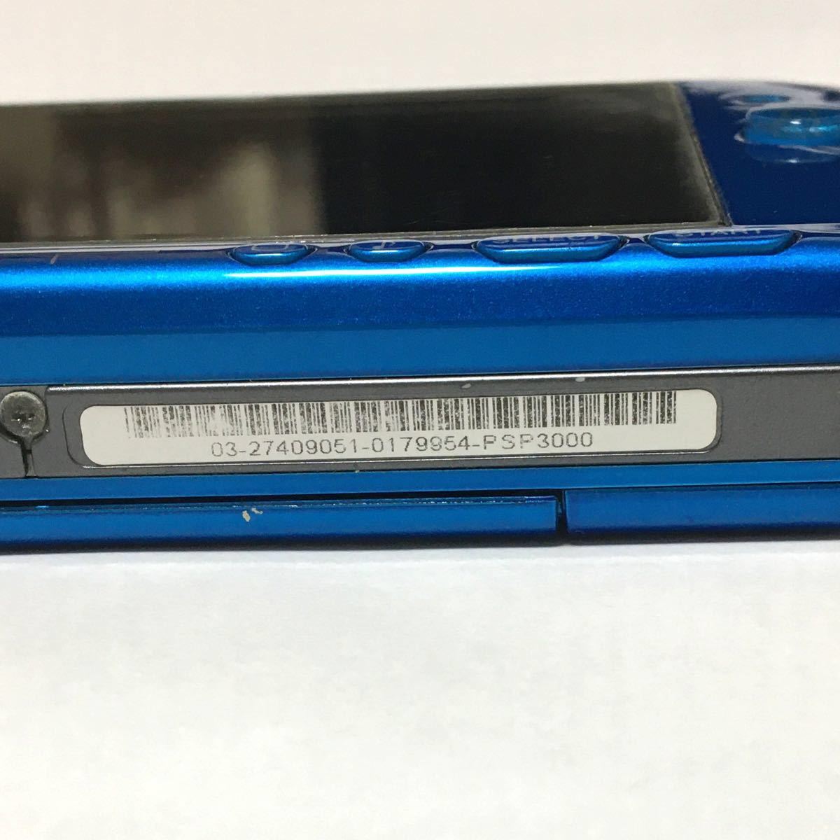 PSP-3000 本体 ブルー　ジャンク品　本体のみ