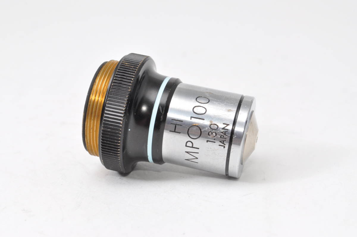 稀少品 オリンパス OLYMPUS HI MPO 100 1.30 顕微鏡 対物レンズ 稀少品 オリンパス OLYMPUS HI MPO 100 1.30 顕微鏡 対物レンズ