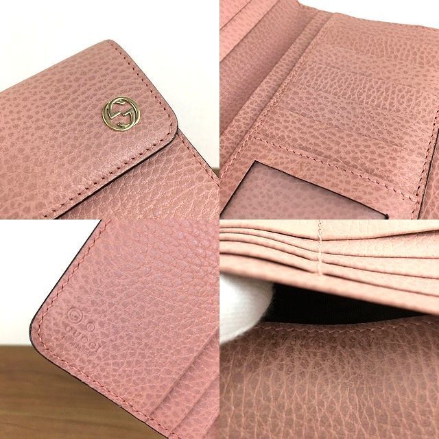 ☆送料無料☆ 未使用品 GUCCI 長財布 レザー ピンク 449897 ソーホー
