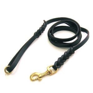 送料185円可 レザーリード 15mm - 150cm 本物 ドイツなめし DS革リード_画像2