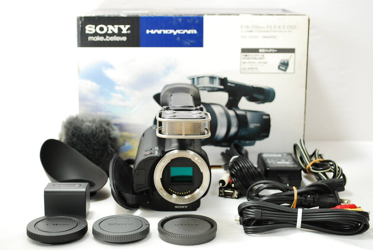 S7870★極上★ソニー SONY レンズ交換式デジタルHDビデオカメラレコーダー ボディ NEX-VG20/B