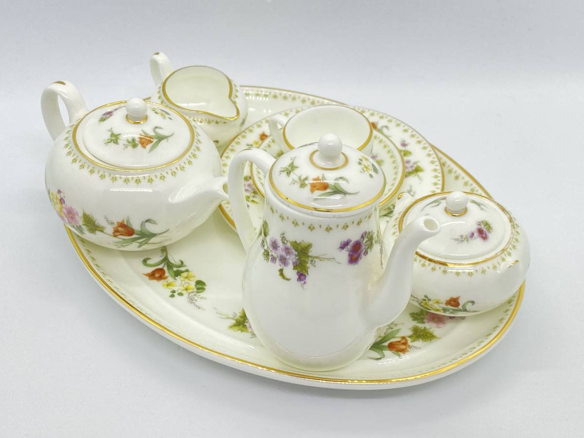 WEDGWOOD ウェッジウッド MIRABELLE Miniature Tea Set ミラベル WEDGWOOD ウェッジウッド MIRABELLE Miniature Tea Set ミラベル