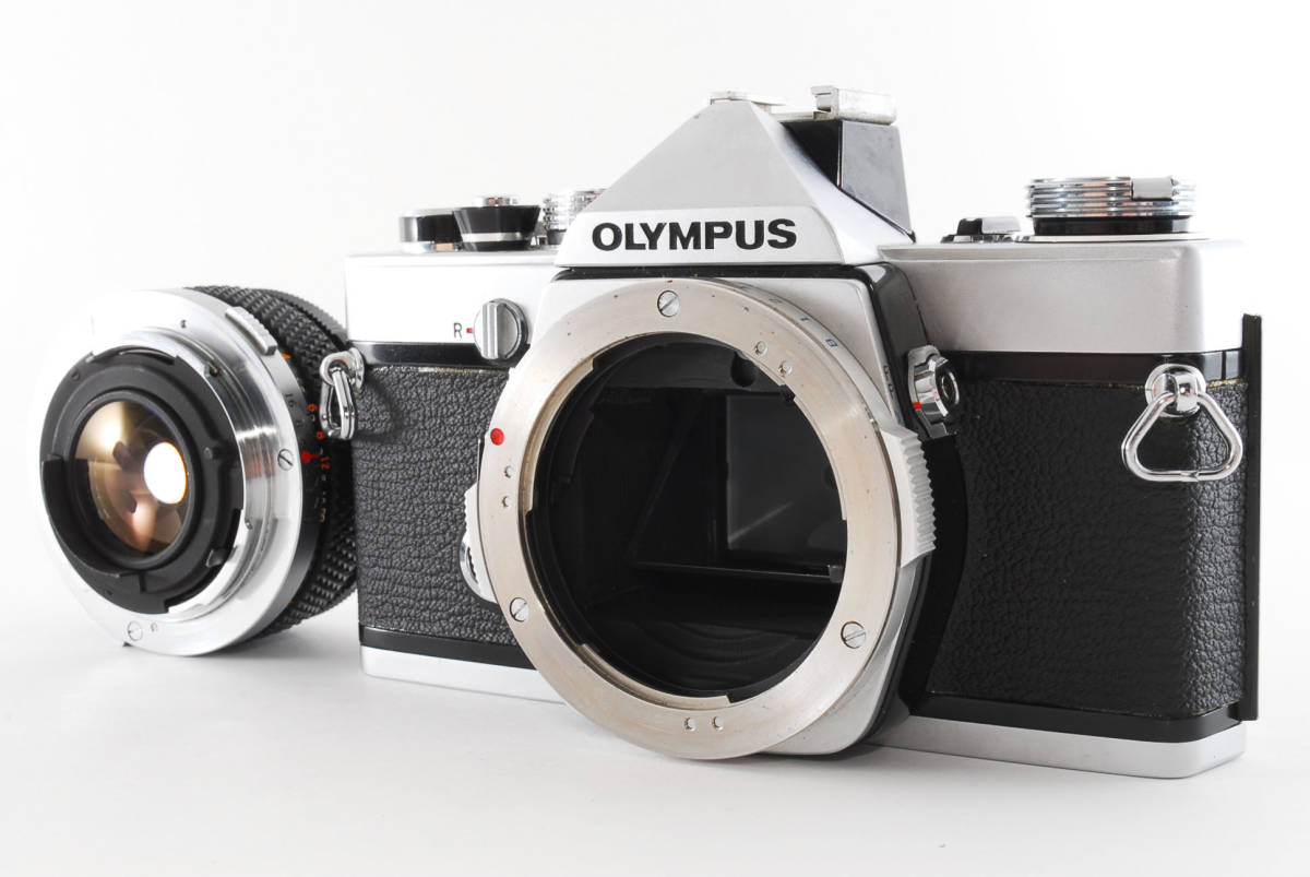 OLYMPUS M-1 オリンパス フィルムカメラ MF一眼レフ M-SYSTEM F.ZUIKO AUTO-S 50mm f1.8 単焦点レンズ_画像3
