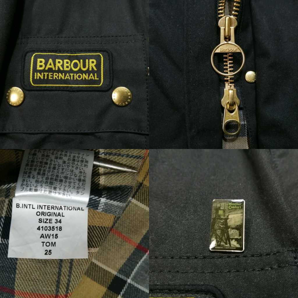 ほぼデッドストック barbour international c34 バブアー ほぼデッドストック barbour international c34 バブアー