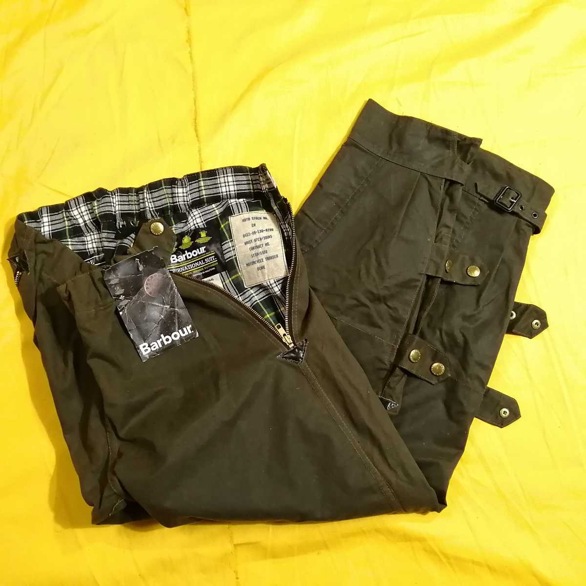 DEADSTOCK◎BARBOUR INTERNATIONAL SUIT　NATO 38　デッドストック　バブアー　インターナショナル　ナトー　パンツ　 オリーブ　ミリタリー