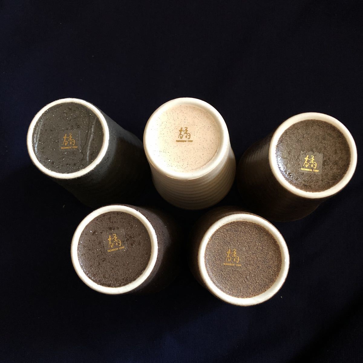  ultra rare not for sale SUBARU Subaru 4WD 30 anniversary Anniversary Tachikichi ceramics hot water only tumbler 5 piece set Novelty 