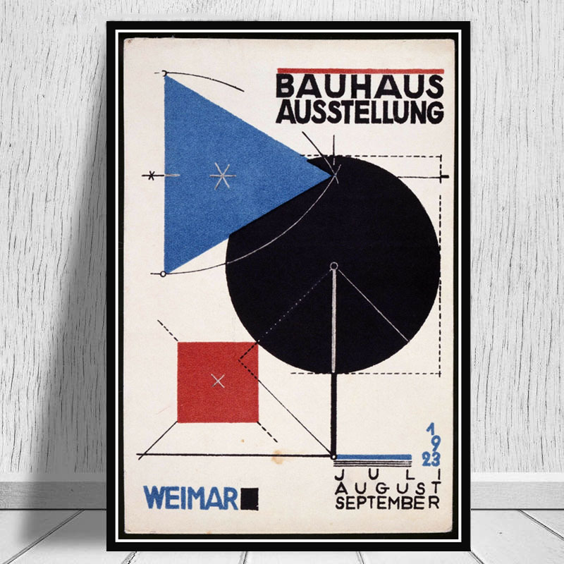 バウハウス Bauhaus 大 ポスター 70x50cm グッズ 海外 おしゃれ 北欧 モダン デザイン 美術 芸術 キャンバス グラフィティ アート 1_画像1