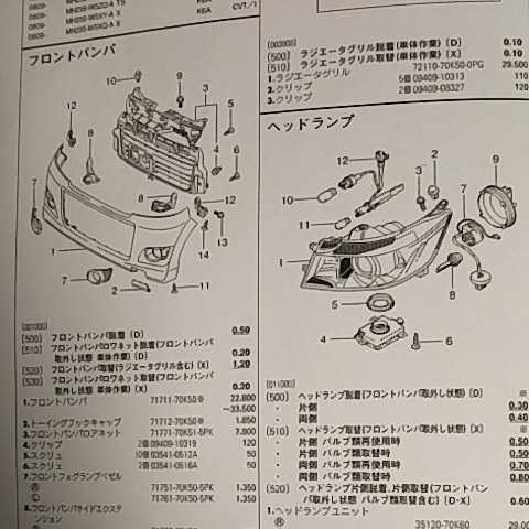 [ руководство по частям ] Suzuki Wagon R (MH23 серия ) H20.9~ 2010 год версия [ распроданный * редкий ]