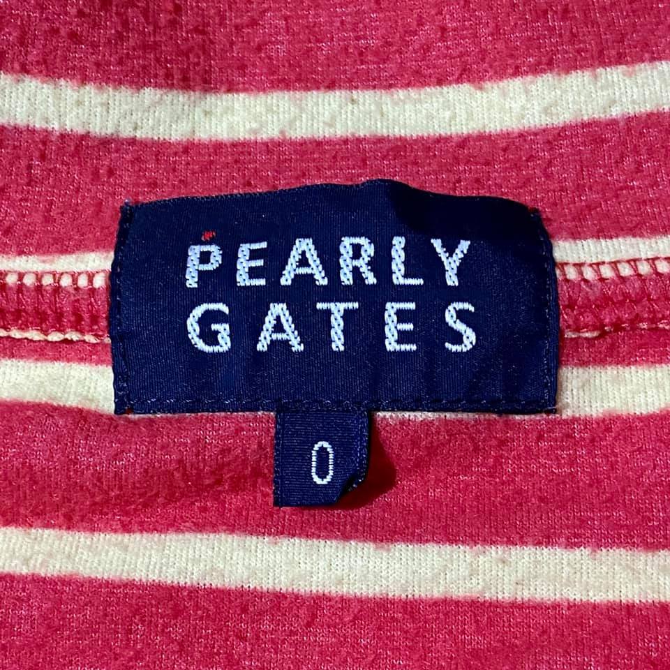 PEARLY GATES Pearly Gates флис Parker тянуть over половина Zip окантовка Golf одежда женский [0]