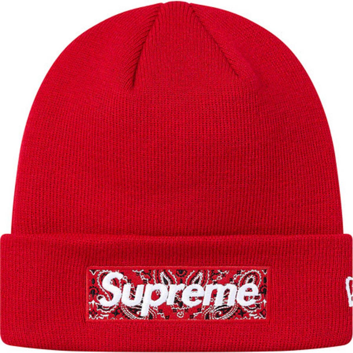 Supreme ボックスロゴビーニー バンダナ 19FW ブラック