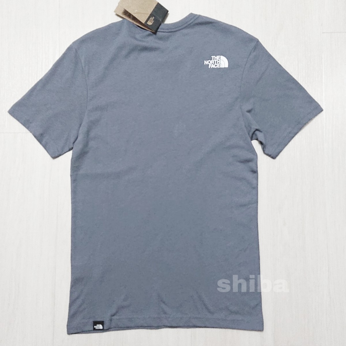 THE NORTH FACE ノースフェイス　tシャツ 半袖 グレー 灰色 ファイン Fine ボックスロゴ 海外XSサイズ