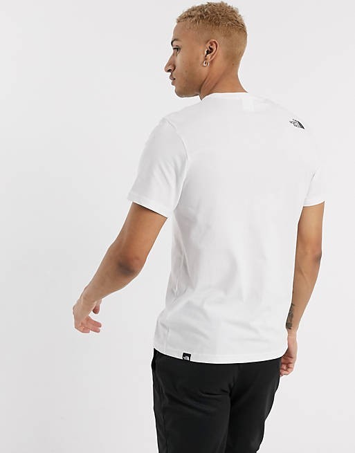 THE NORTH FACE ノースフェイス　tシャツ　半袖 白 ホワイト 人気 ファイン Fine ボックスロゴ 海外Mサイズ