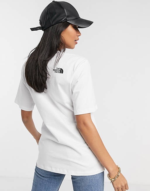 THE NORTH FACE ノースフェイス　tシャツ　半袖 白 ホワイト 人気 ファイン Fine ボックスロゴ 海外Mサイズ