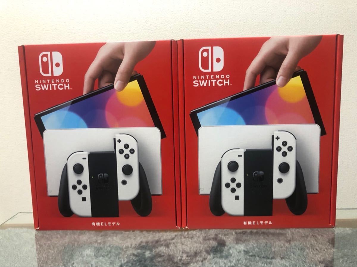 Nintendo Switch（有機ELモデル） ホワイト ニンテンドー スイッチ　新品未開封　2台