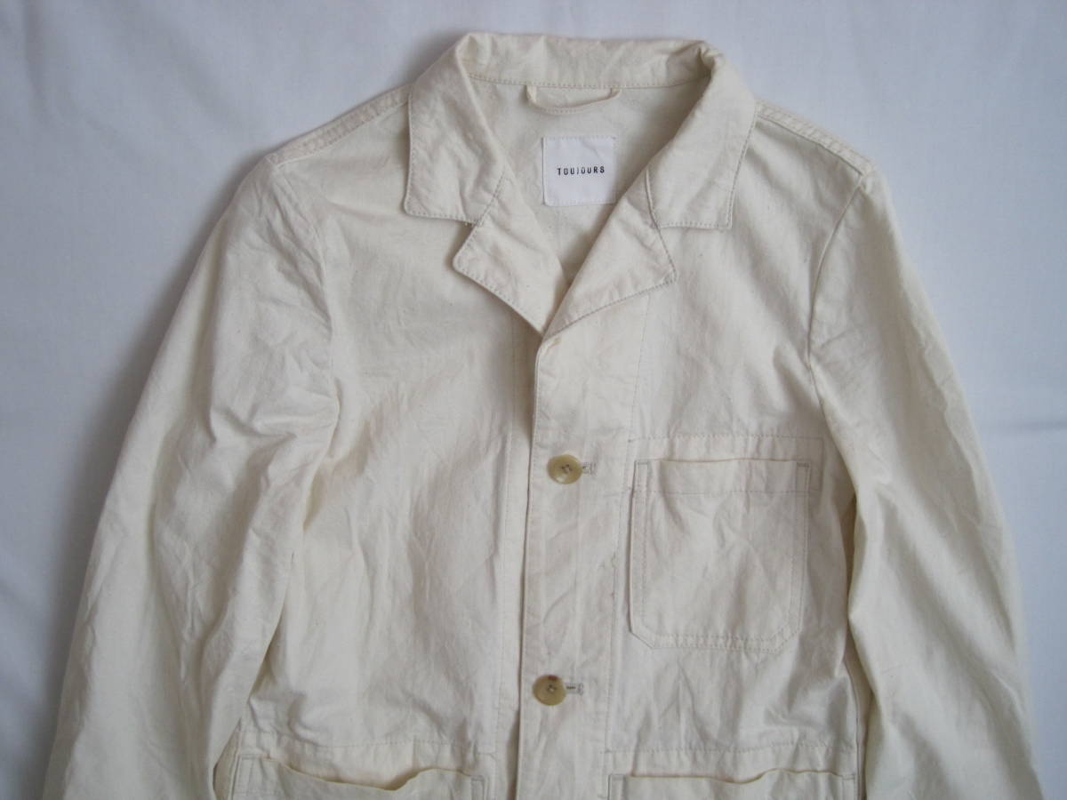 TOUJOURStuju- cotton coat 1 ivory 