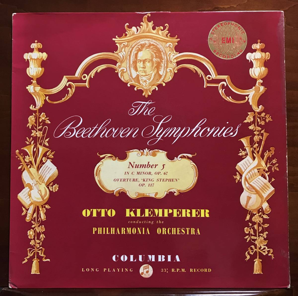 英Columbia SAX2373 B S クレンペラー ベートーヴェン 交響曲第5番《運命》P.O. 無料発送 初出盤 英国プレス S青銀 超レア 超高音質 プレゼント LP