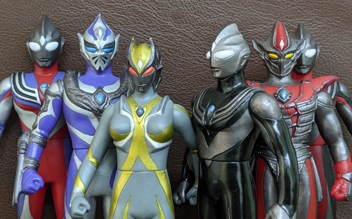 絶版!ウルトラマン ソフビ6体セット-