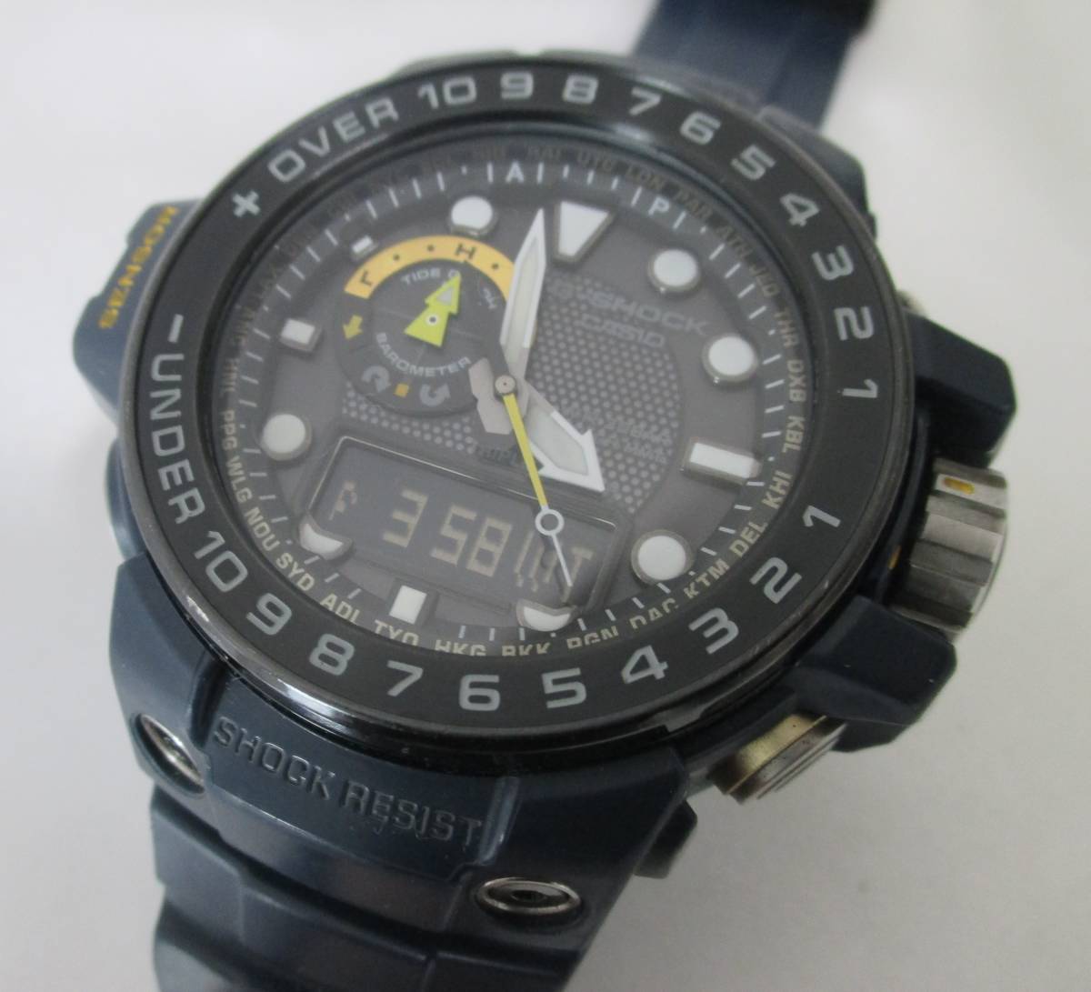 稼働品 カシオ G-SHOCK GULFMASTER ガルフマスター GWN-1000NV G