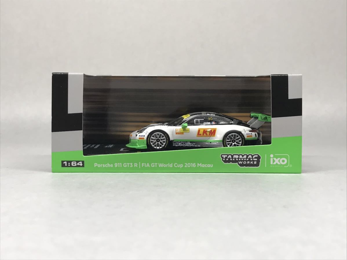 【込】ターマック ワークス 1/64 ポルシェ 911 GT3R FIA GT ワールドカップ 2016 マカオ No.912 Macau