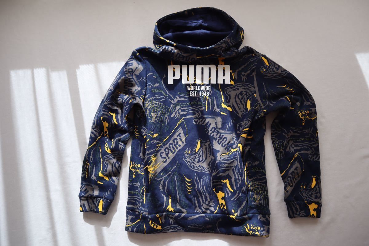 プーマ PUMA ジュニア スウェットパーカー ALPHA AOP フーディー FL 580917 ジュニア150_画像1