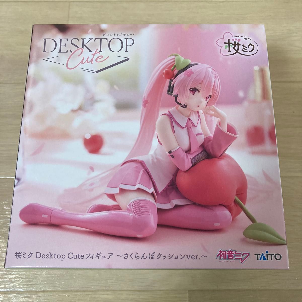 桜ミク Desktop Cute フィギュア さくらんぼクッションver タイトー