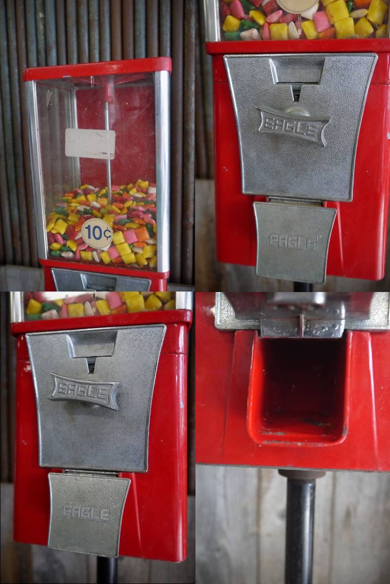  Vintage EAGLE gumball machine [gopd-430] inspection America / self . machine / Ben DIN g machine /MOTOR/ interior miscellaneous goods /1970 period about / Eagle 