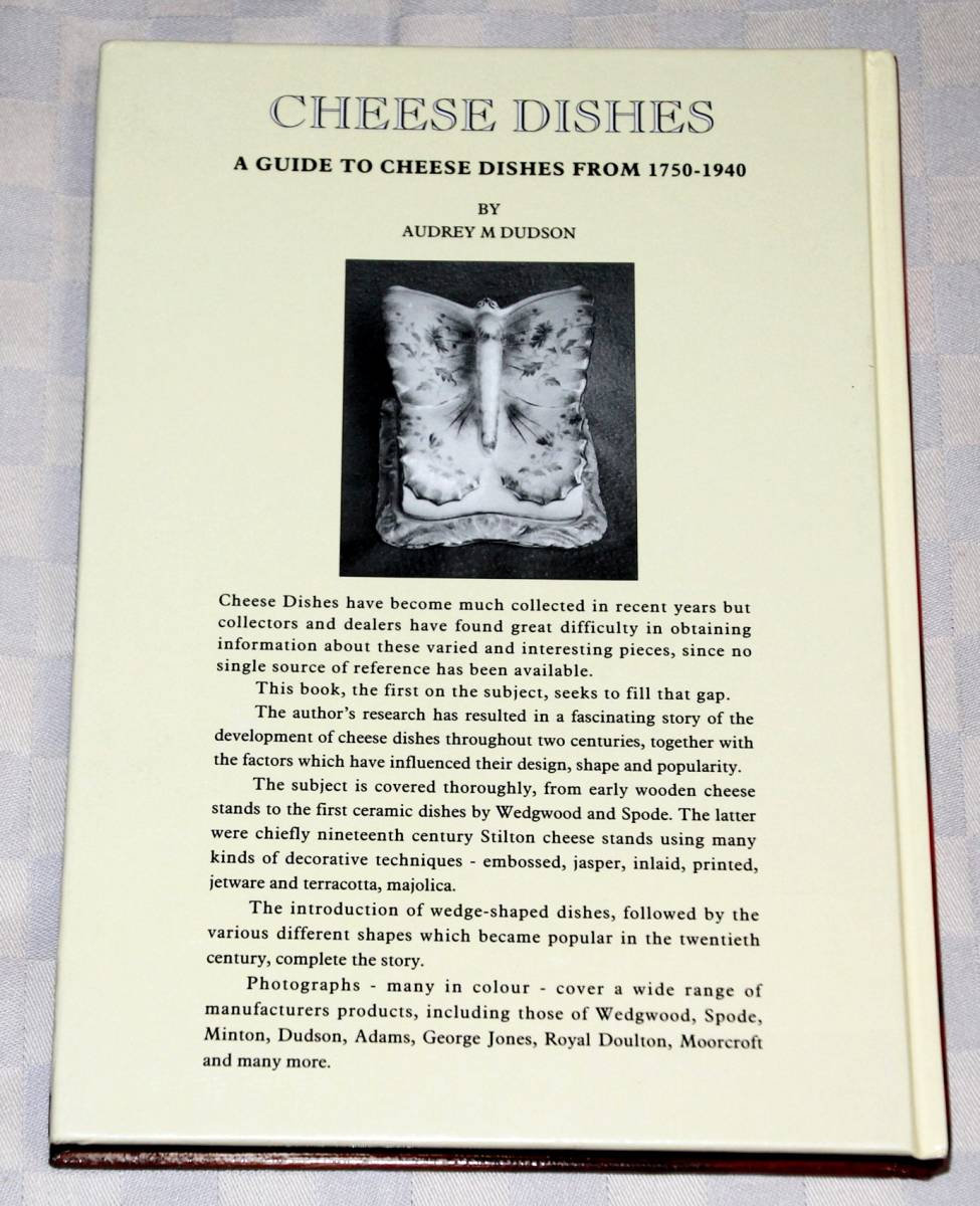 洋書　Cheese Dishes: 　An Illustrated Guide from 1750-1940　チーズディッシュ・ガイド　1993年　 中古本　アンティーク_画像3