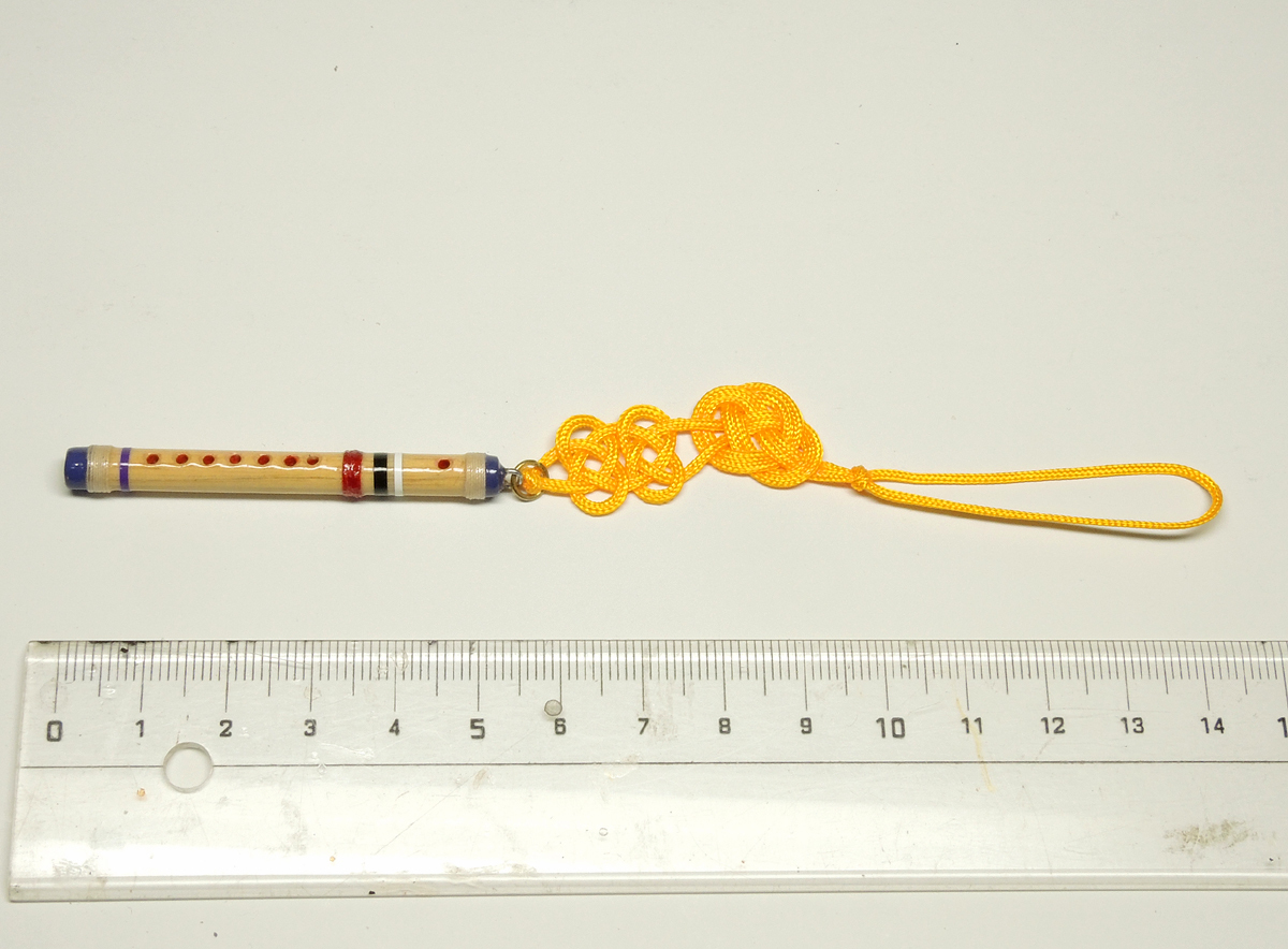  special order miniature pipe Ft14 transverse flute shinobue Mini pipe 5cm Edo strike . cord wooden handmade hand made peace thing kabuki Japanese clothes accessory . wave .. festival ..