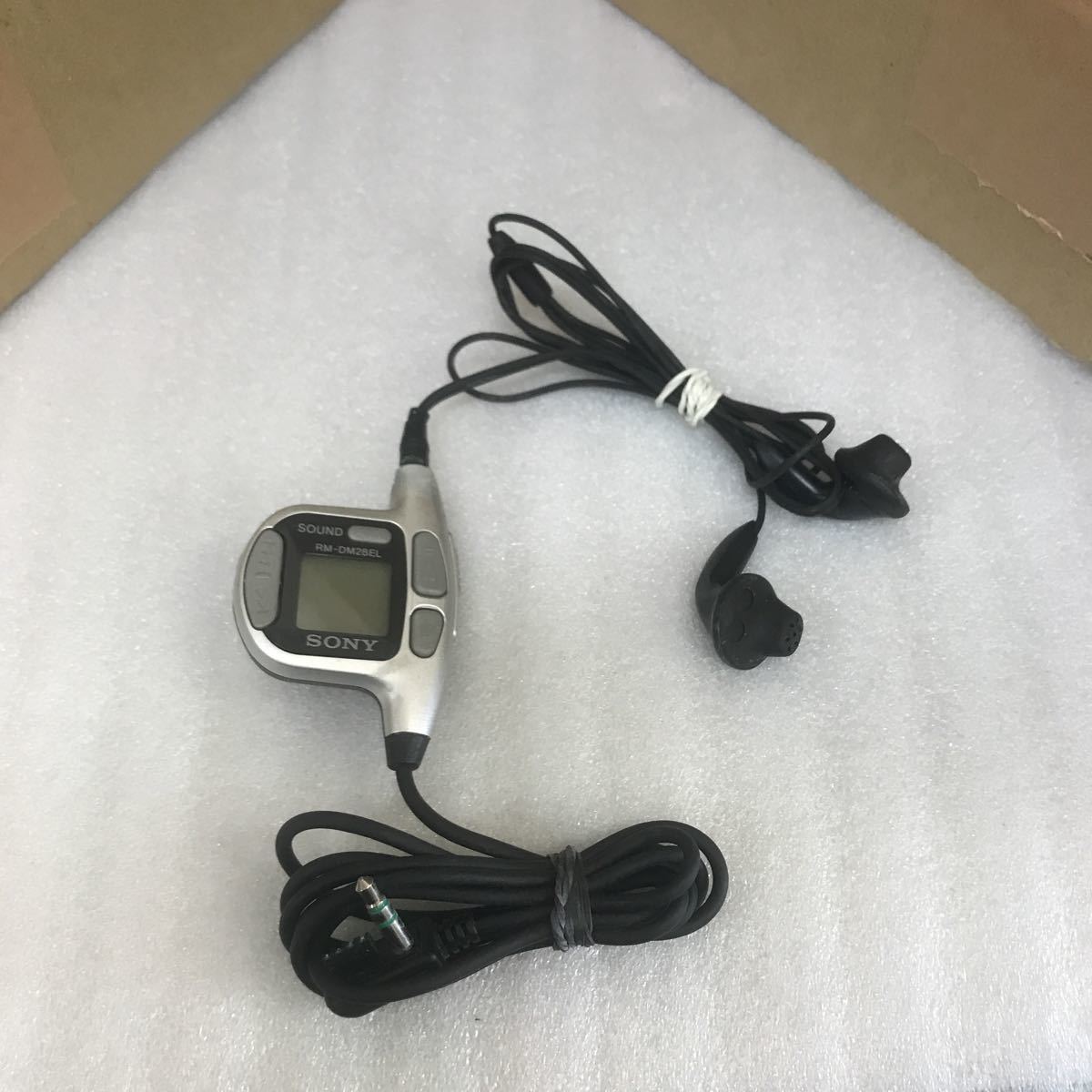 X791/SONY リモコン RM-DM28EL イヤホン MDR-ED136 適応機種不明 動作未確認 - オーディオ機器